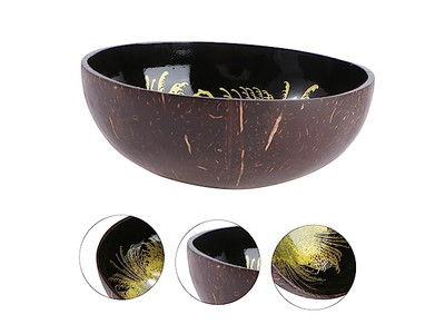 Forros de Banneton para Cuencos de Cocina de Plástico Cuenco de Coco y Set de Cucharas para Smoothie