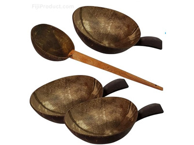 Artesanía de Cáscara de Coco Lacada Cuencos de Cáscara de Coco