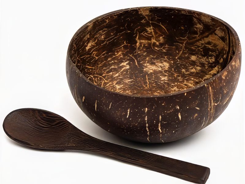 Recipiente Amazónico de Coco para Superalimentos