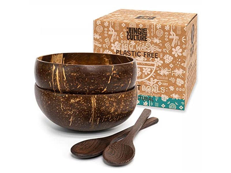 Cuenco de Coco Cuencos de Coco Tazas de Coco Vela de Cáscara Almacenamiento de Cocina