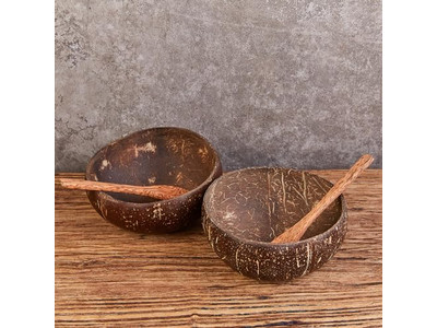 Cuenco de Coco Multicolor Cuencos Personalizados Únicos para Velas Ensalada Grande para Comer