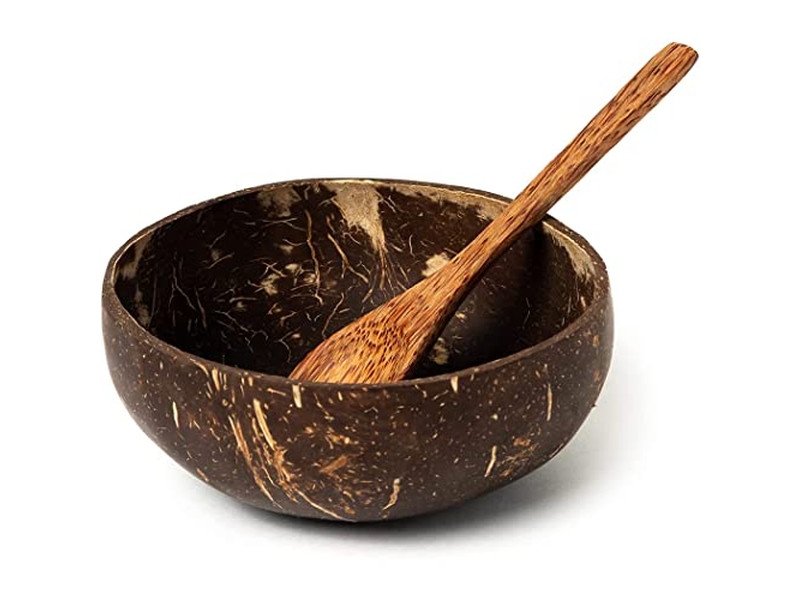 Cuenco Redondo de Vela Aromática Cuenco de Cáscara de Lavanda Decoración de Cuencos de Madera