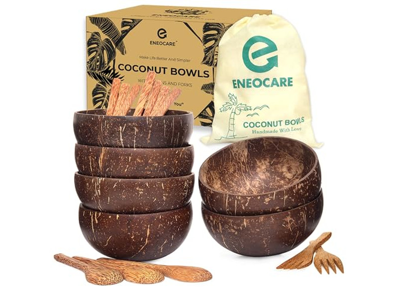Cuenco de Coco Pequeño Comprar Cuencos Cuenco para Niños Mini Vender Coconuts Grabados Licuadora de Açaí