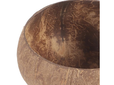 Cuenco de Madera de Coco con Cuchara Calidad de Seguridad para Bodas Cuencos Pequeños