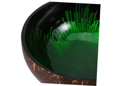 Cuenco Natural de Tailandia Set de Ensalada de Acacia Cuencos de Color Coco Aprobados para Alimentos