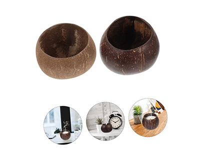 Cuenco de Coco de Vietnam Vela de Cera Creativa Cuenco de Vela-Cáscara de Coco